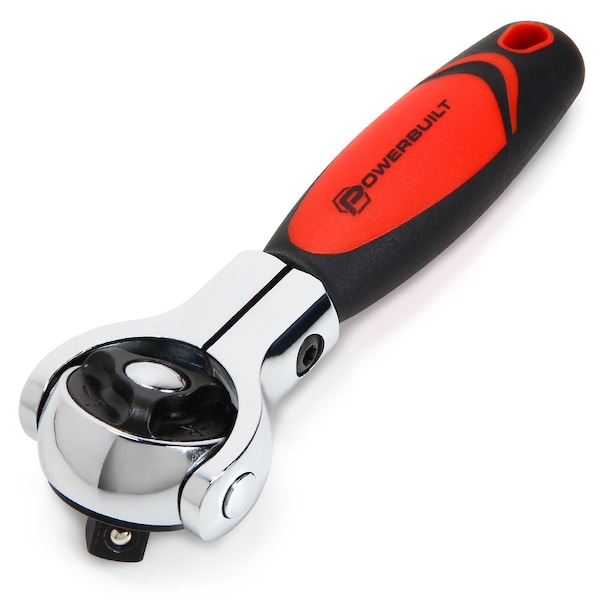 3/8" Drive Swivel Head Stubby Ratchet